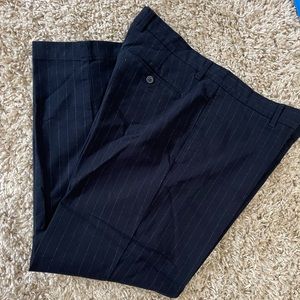 Banana republic navy blue pinstripe dress pants size 36 x 30